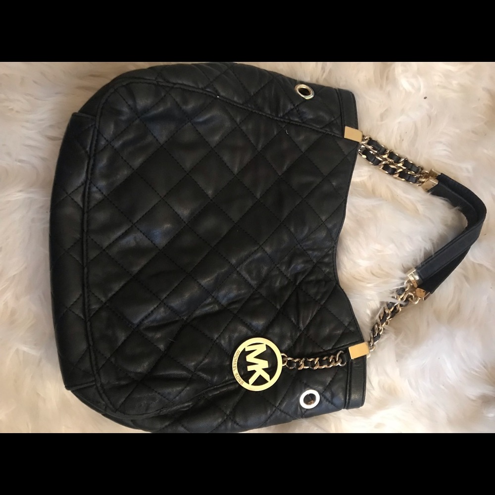 Michael Kors Black quilted handbag